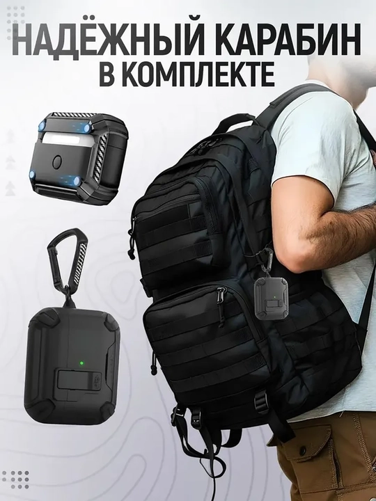 AirPods Pro 2 Pro 3 uchun avto ochiladigan himoya qopqogʻi, quloqchinlar kiritilmagan