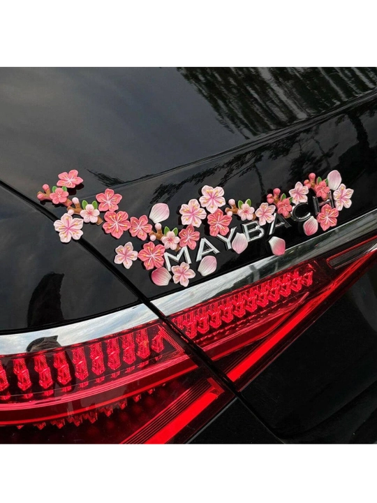 Avtomobil bezagi, mashina uchun bezak, sakura gullari,mashina aksessuari, avtomobil stiker