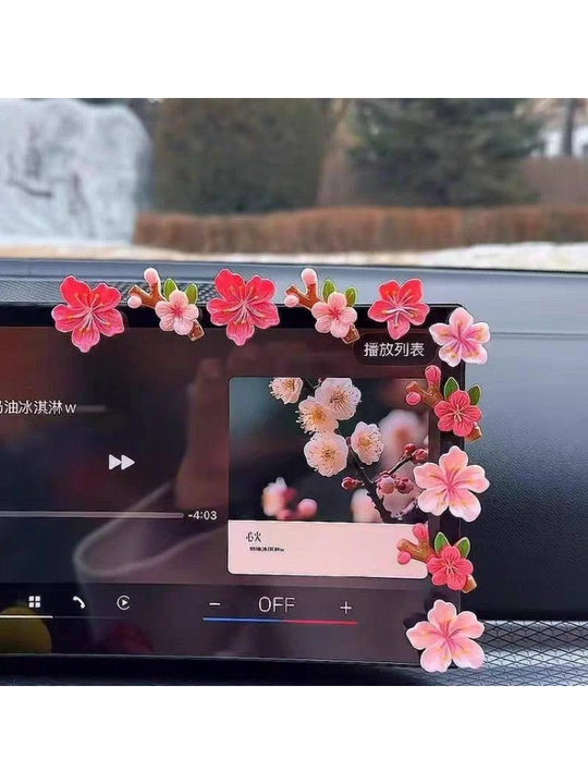 Avtomobil bezagi, mashina uchun bezak, sakura gullari,mashina aksessuari, avtomobil stiker