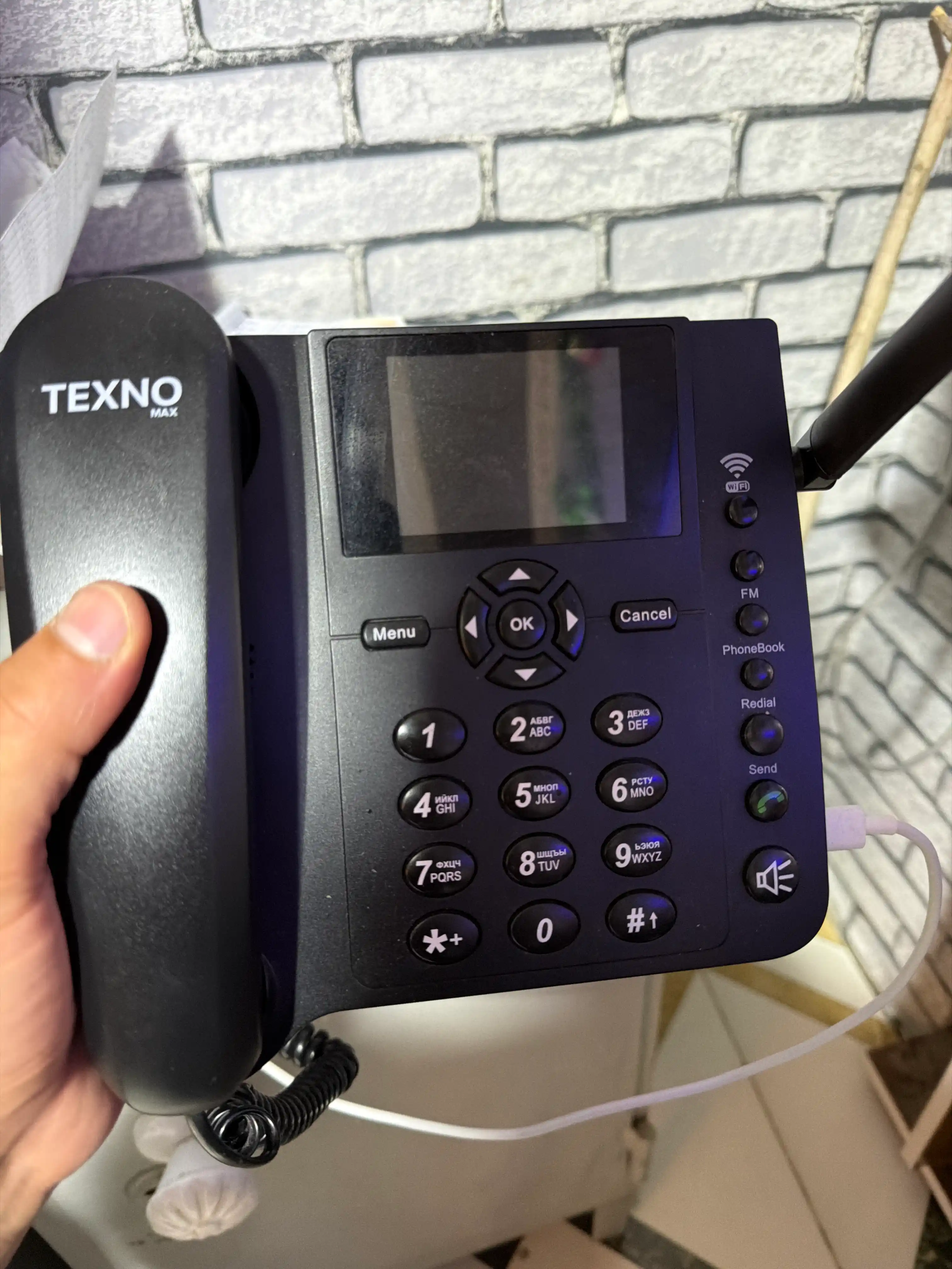 Телефон Texnomax 4G HOME аккумулятор 2000 мАч 4G связь