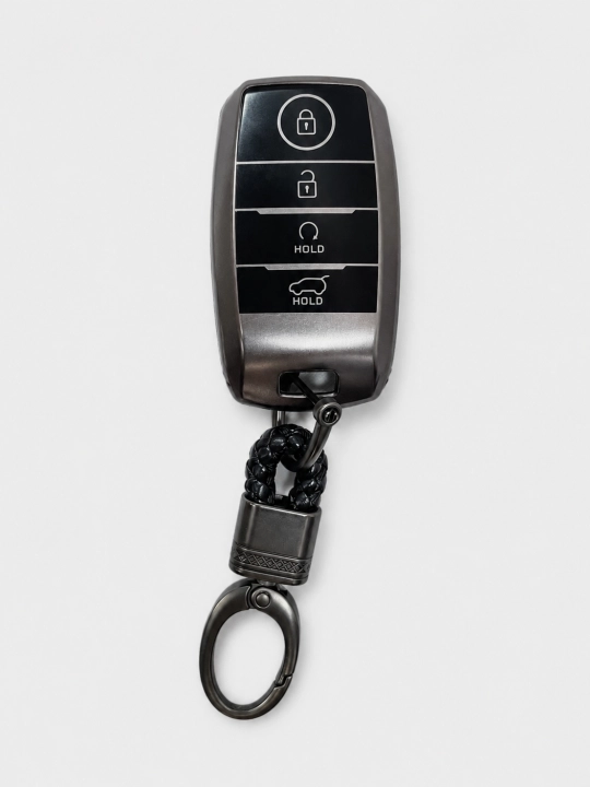 Kia Sonet uchun premium silikon kalit pulti g‘ilofi – brelok bilan