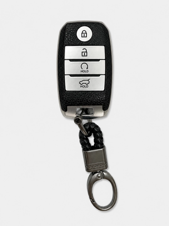 Kia Sonet uchun premium silikon kalit pulti g‘ilofi – brelok bilan