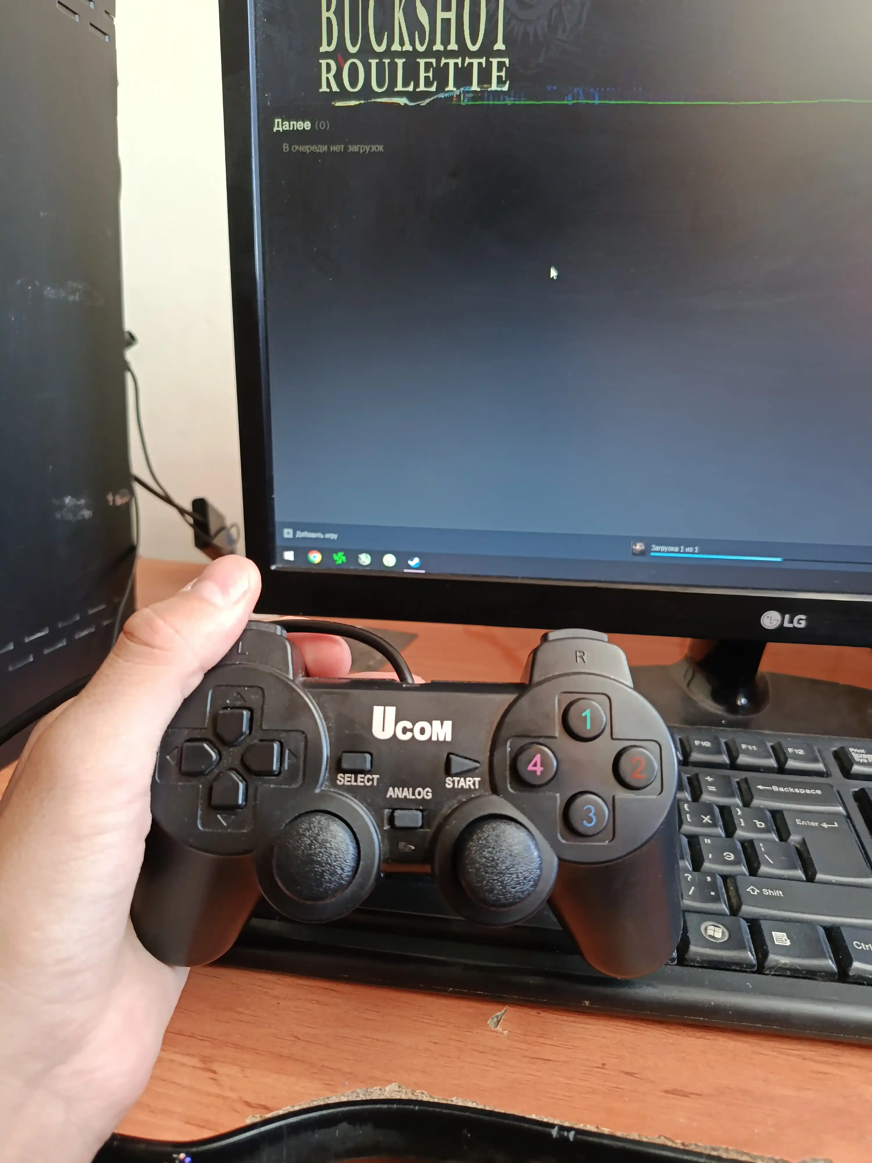 Геймпад для ПК USB, Компьютерный джойстик для игр, удобное управление