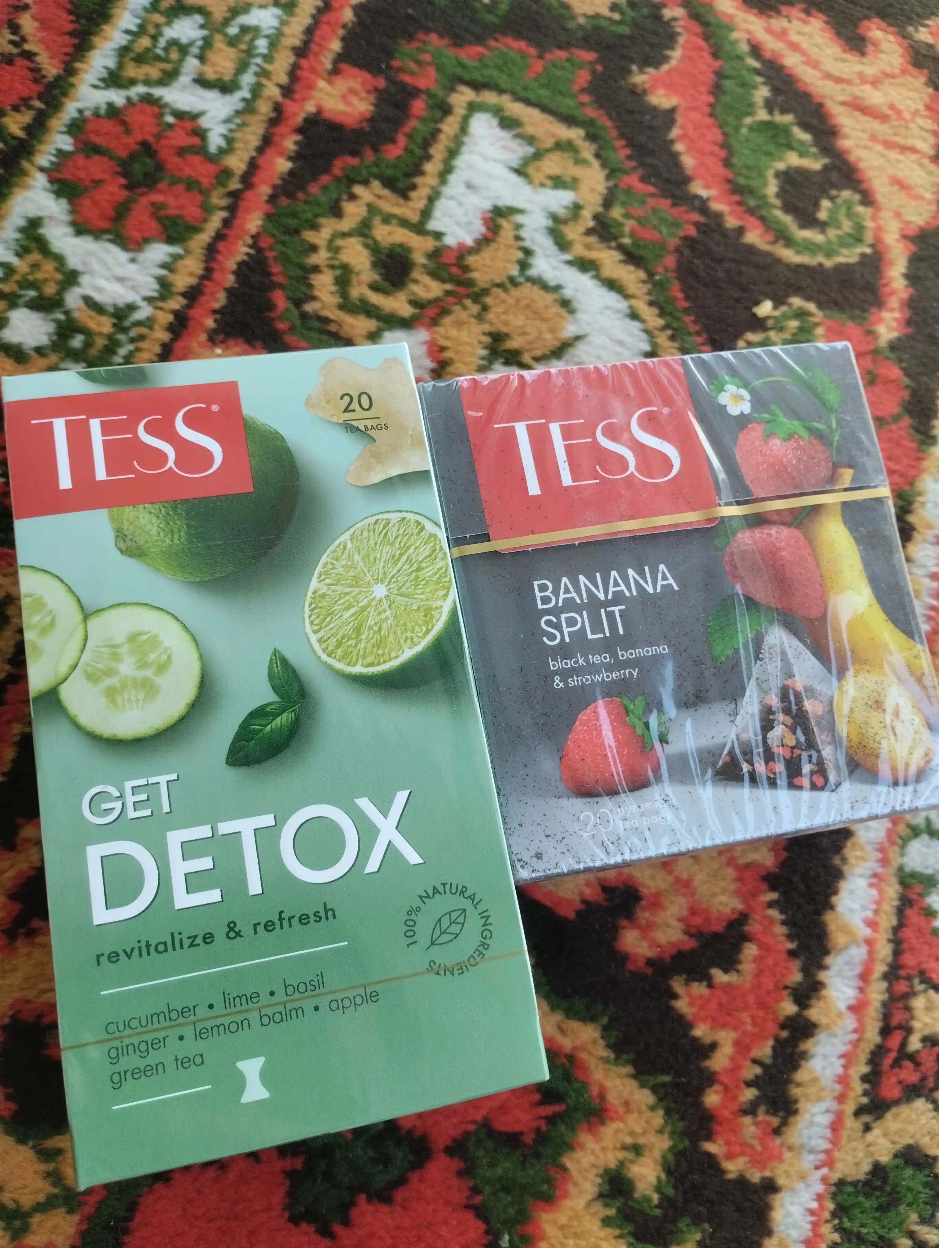 Чай черный Tess Banana Split, 1.8 гр, 20 пирамидок