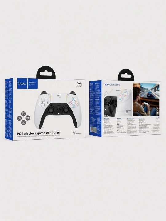 Hoco GA1/GA2 Simsiz O‘yin Joystigi, Bluetooth 4.2, PS4/PS5/PC uchun