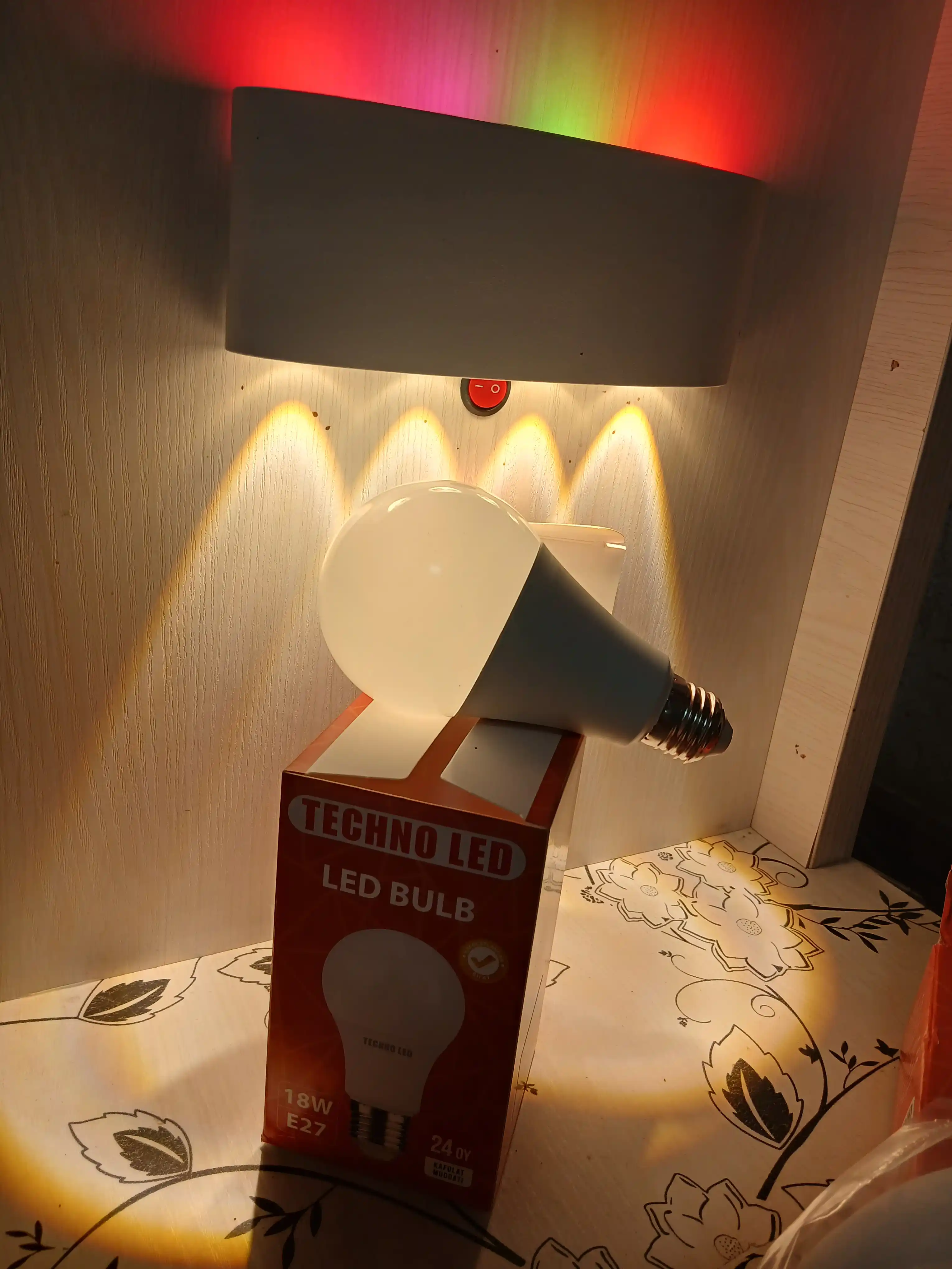 LED lampochka TECHNO LED, E27, 7W/10W/12W/15W/18W, 6500K sovuq oq nur, 220V, BONUS, SOVG‘A