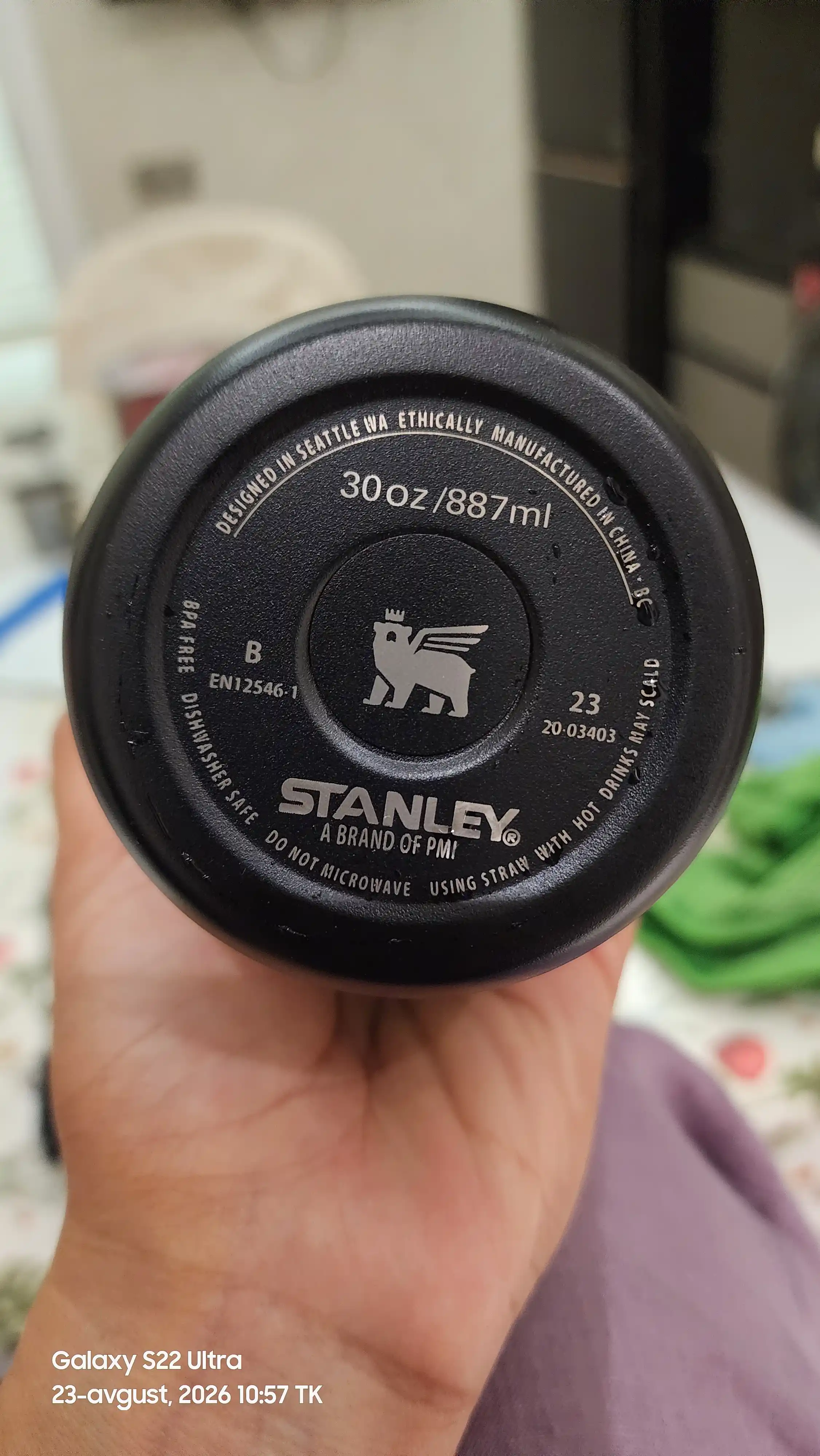 STANLEY IceFlow 2.0 — ochiladigan naychali termokara, 30 unsiya (887 ml)