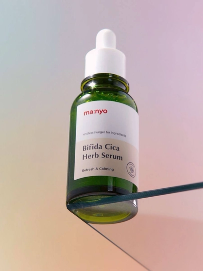 Успокаивающая сыворотка против воспалений Manyo Bifida Cica Herb Serum, 50 мл