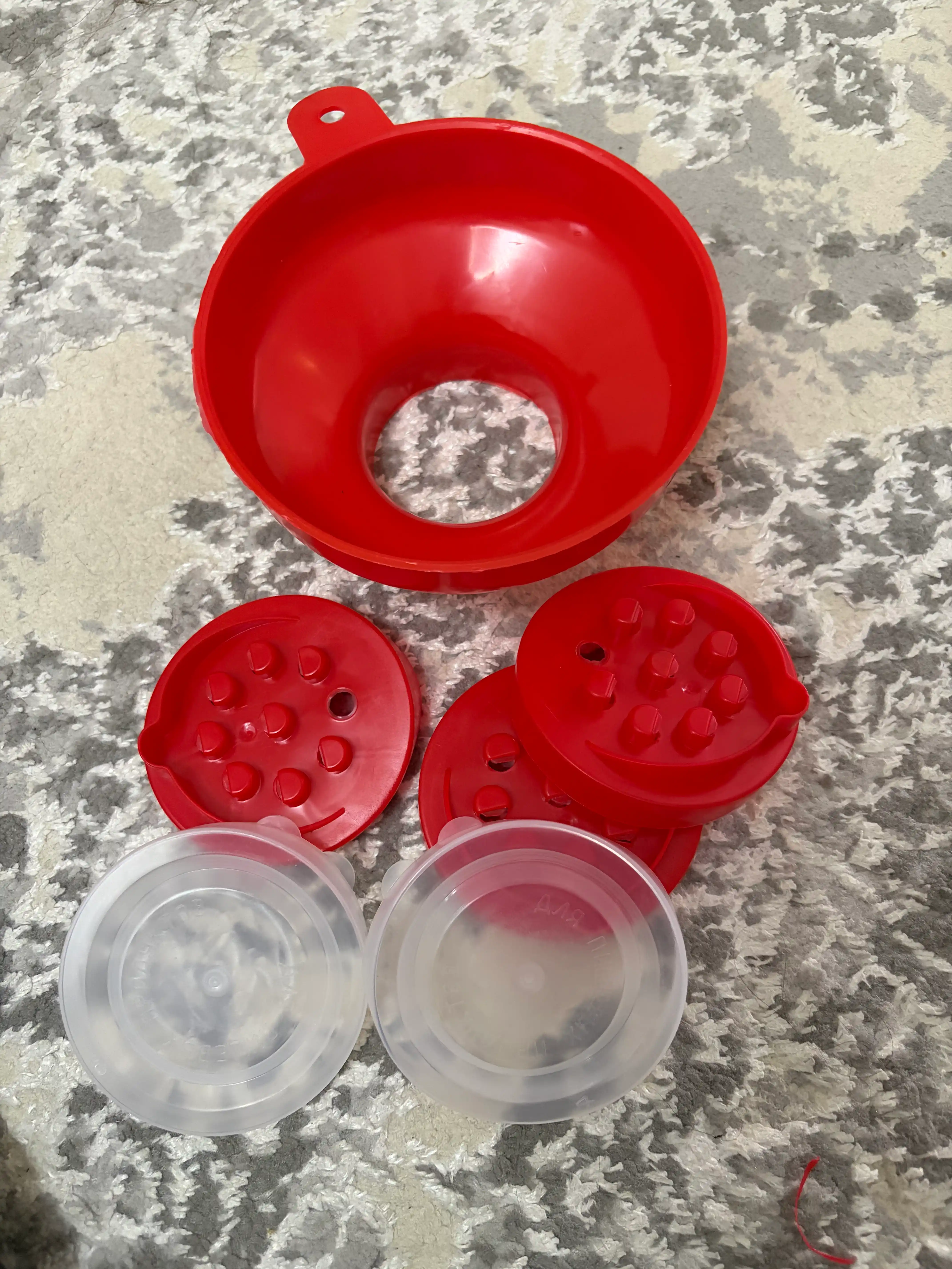 Plastik voronka, keng og‘izli quyish voronkasi, oshxona va maishiy foydalanish uchun