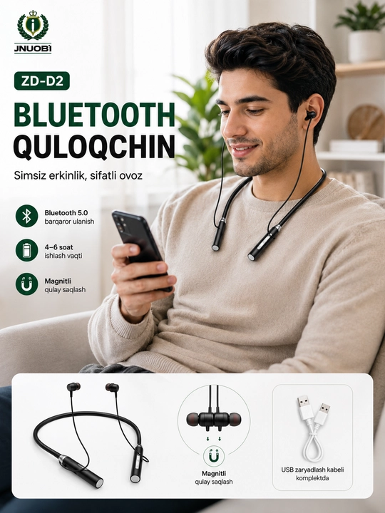 Simsiz Bluetooth quloqchin