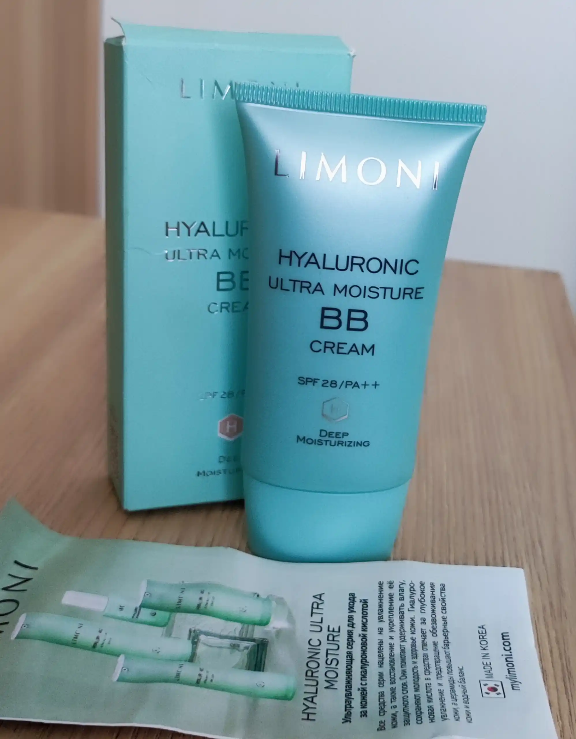 Увлажняющий ББ крем с гиалуроновой кислотой LIMONI Hyaluronic Ultra Moisture BB Cream, 50 мл