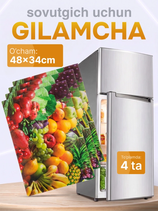 Sovutgich uchun gilamchalar, 3 va 4 talik to‘plam - 