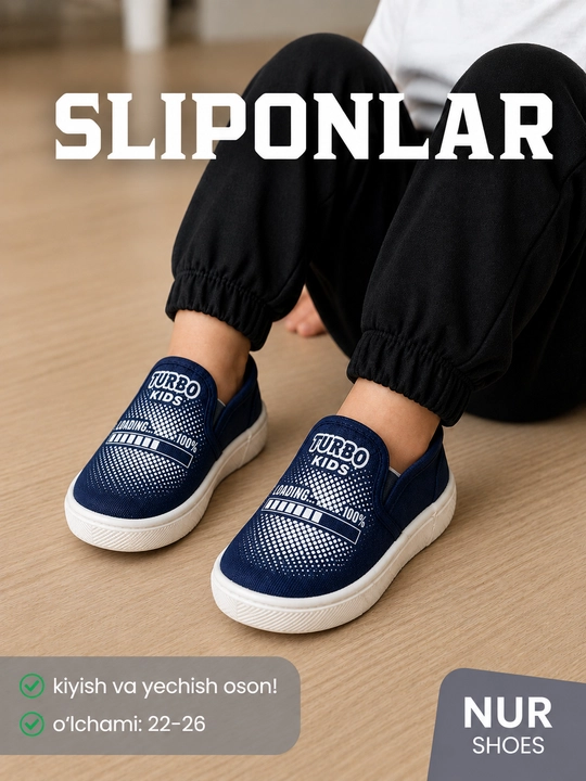 O'gil bolalar uchun sliponlar - 