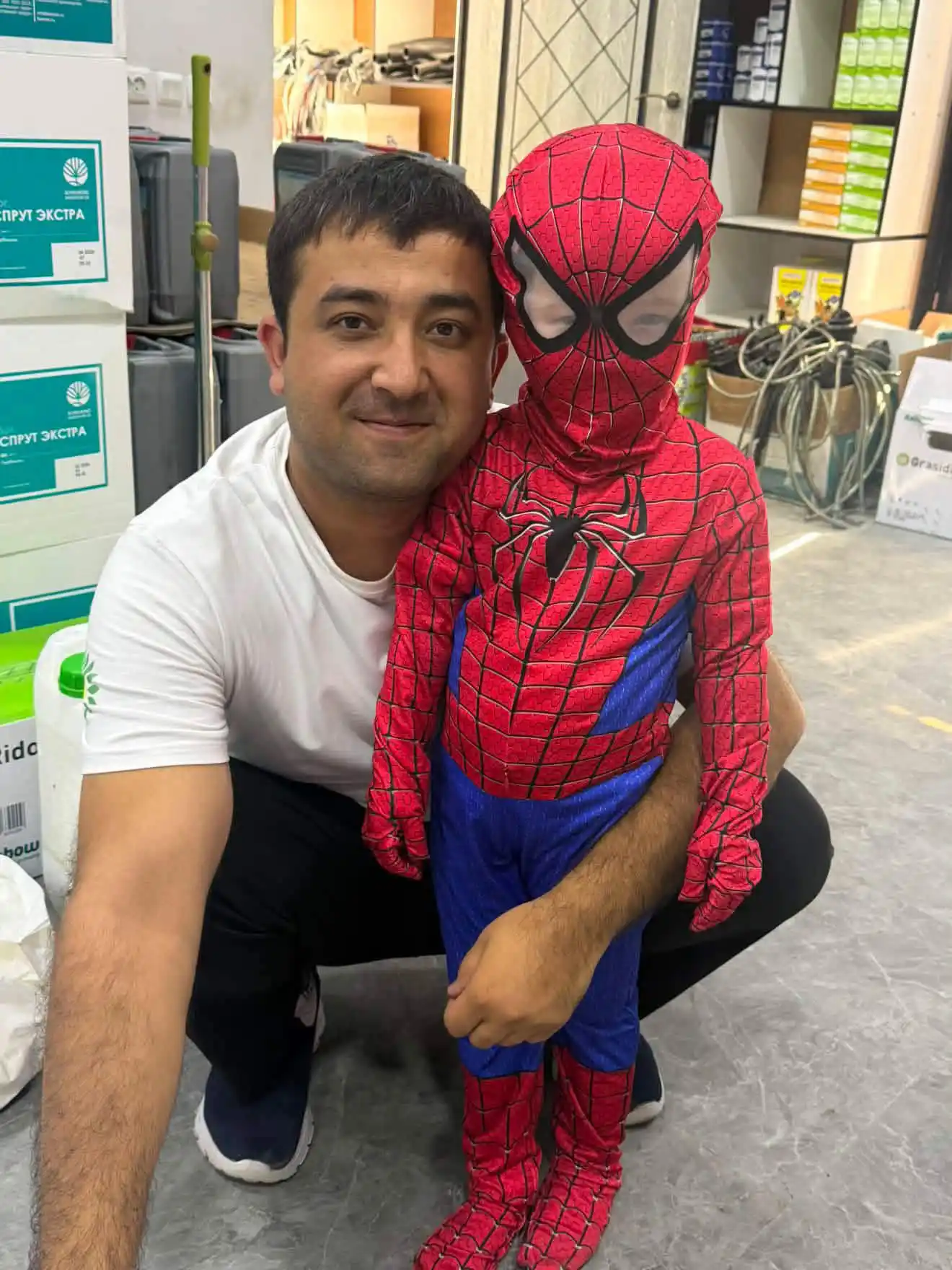 Костюм "Spider-man", стрейч, человек паук