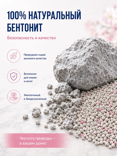 Proline Bentonit to'planadigan to'ldiruvchi, bolalar kukuni aromati bilan, 4.25 kg