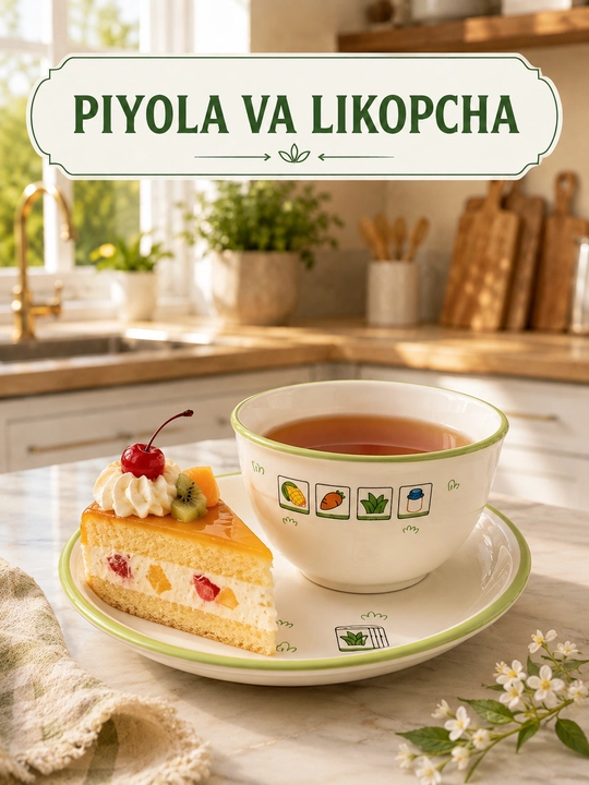 Bolalar to‘plami-piyola va likopcha - 