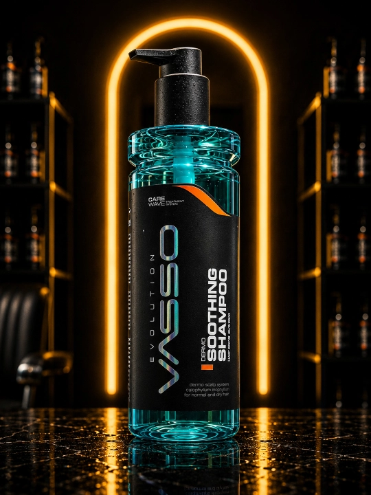 Мужской шампунь против перхоти VASSO Shooting Shampoo, очищающий