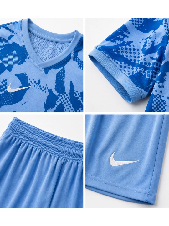 Футбольная форма Nike: футболка и шорты, лёгкая ткань, удобная посадка