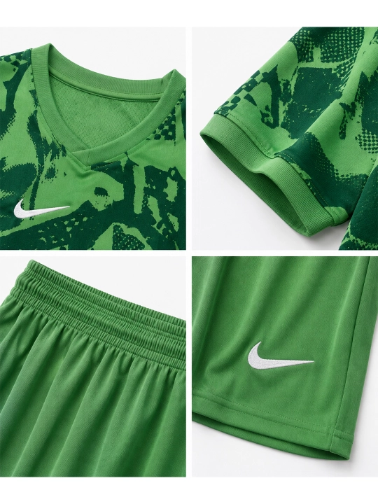 Футбольная форма Nike: футболка и шорты, лёгкая ткань, удобная посадка
