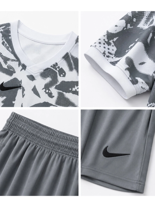 Футбольная форма Nike: футболка и шорты, лёгкая ткань, удобная посадка