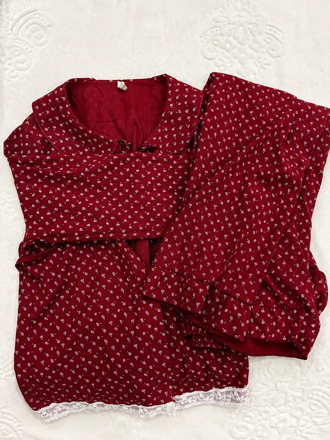 Ayollar uchun uzun yengli uzun shimli pijama – kuz, qish va bahor uchun