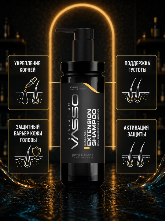 VASSO Extension Shampoo — шампунь для густоты волос
