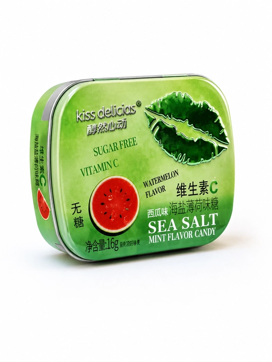 Конфеты Kiss Delicias , без сахара, освежает дыхание - 