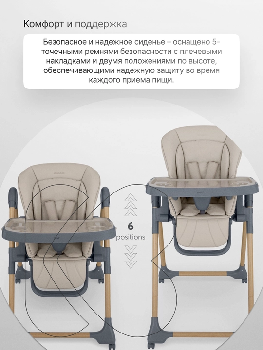 Kikka Boo Olive 2 baland stul