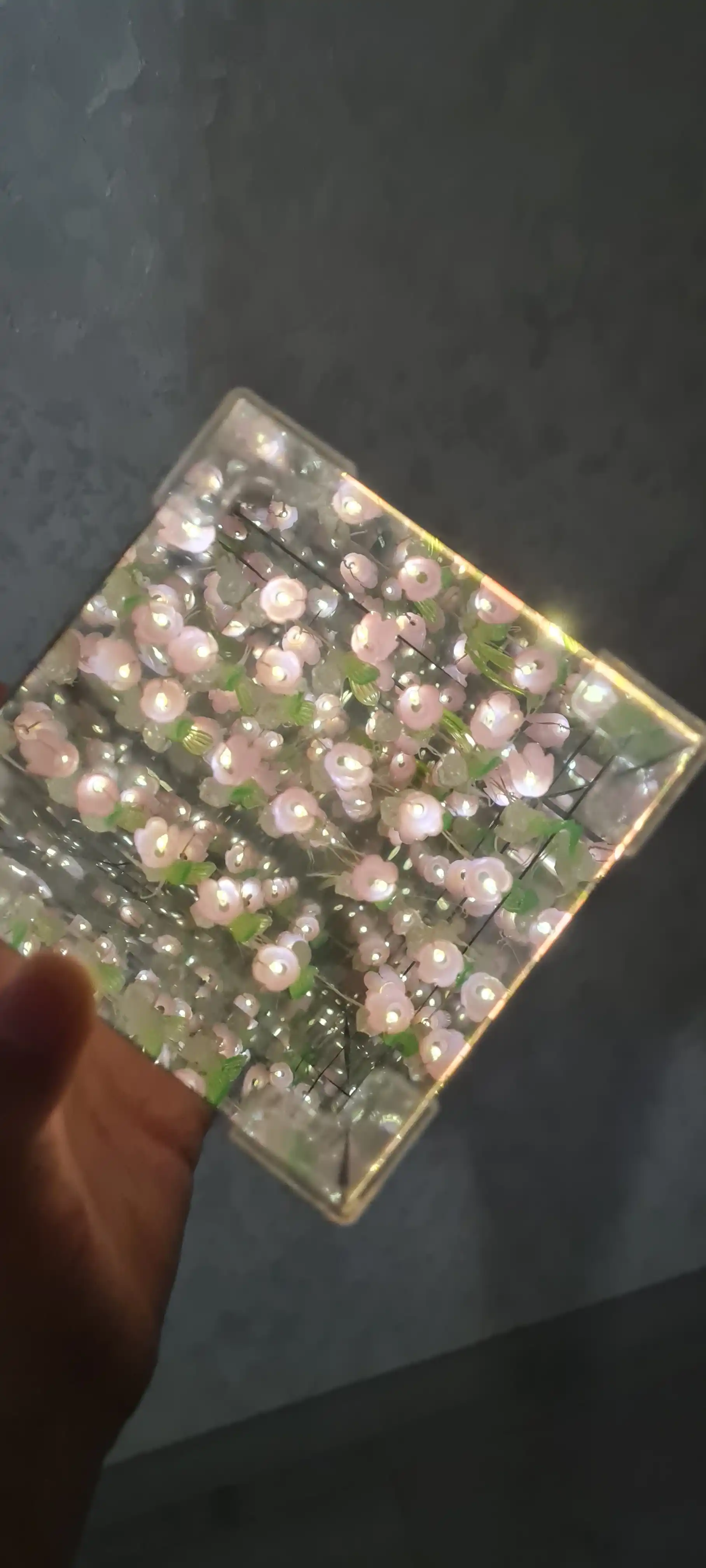 Chiroq kubi 3D LED cheksiz lolalar tungi yorug'lik oynasi bolalar uchun sovg'asi
