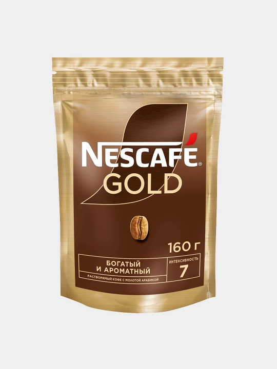 Натуральный растворимый кофе Nescafe Gold DP, 160 г - 