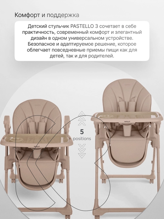 Стульчик для кормления Kikka Boo Pastello 3
