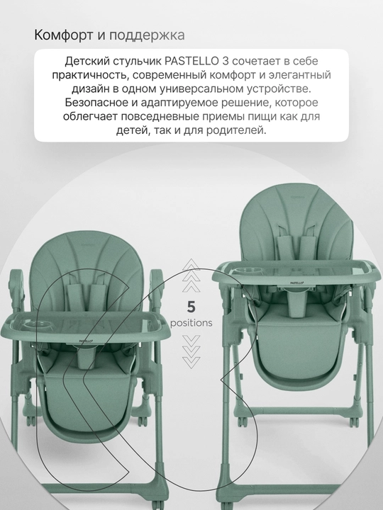 Стульчик для кормления Kikka Boo Pastello 3