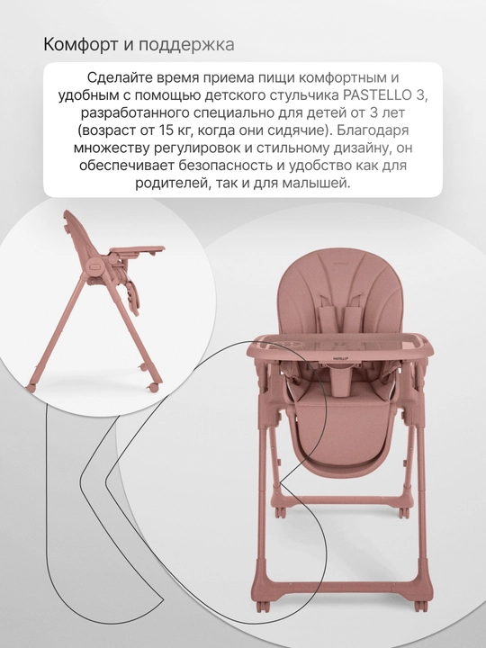 Стульчик для кормления Kikka Boo Pastello 3 - 