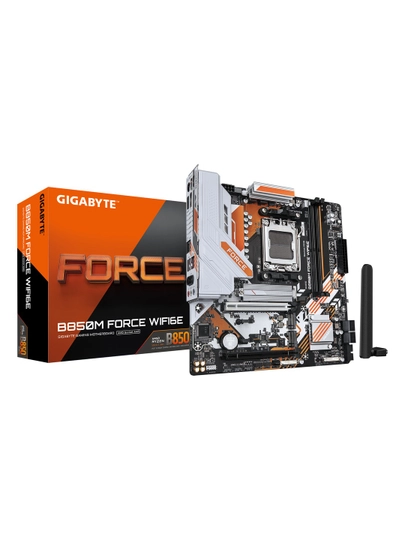 Ona plata Gigabyte B850M FORCE WF6E, AM5, DDR5, microATX, Wi-Fi 6E - 