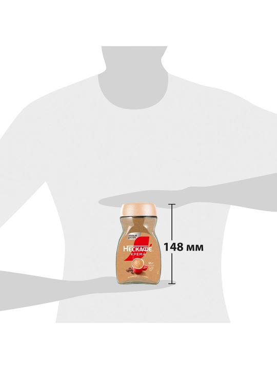NESCAFÉ Classic Crema qahva tabiiy eriydigan kukuni, 95 g