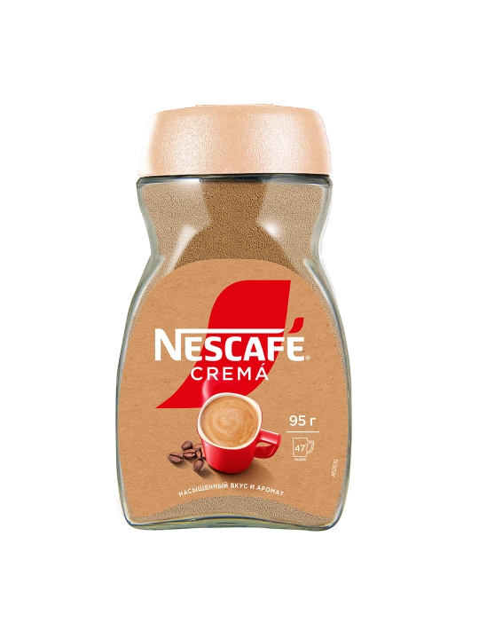NESCAFÉ Classic Crema qahva tabiiy eriydigan kukuni, 95 g