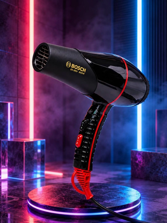 BOSCH BS-9900 Fen 8000W, Soch Quritish va Turmaklash - 