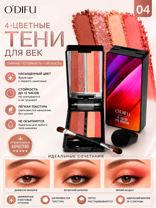 Тени для век