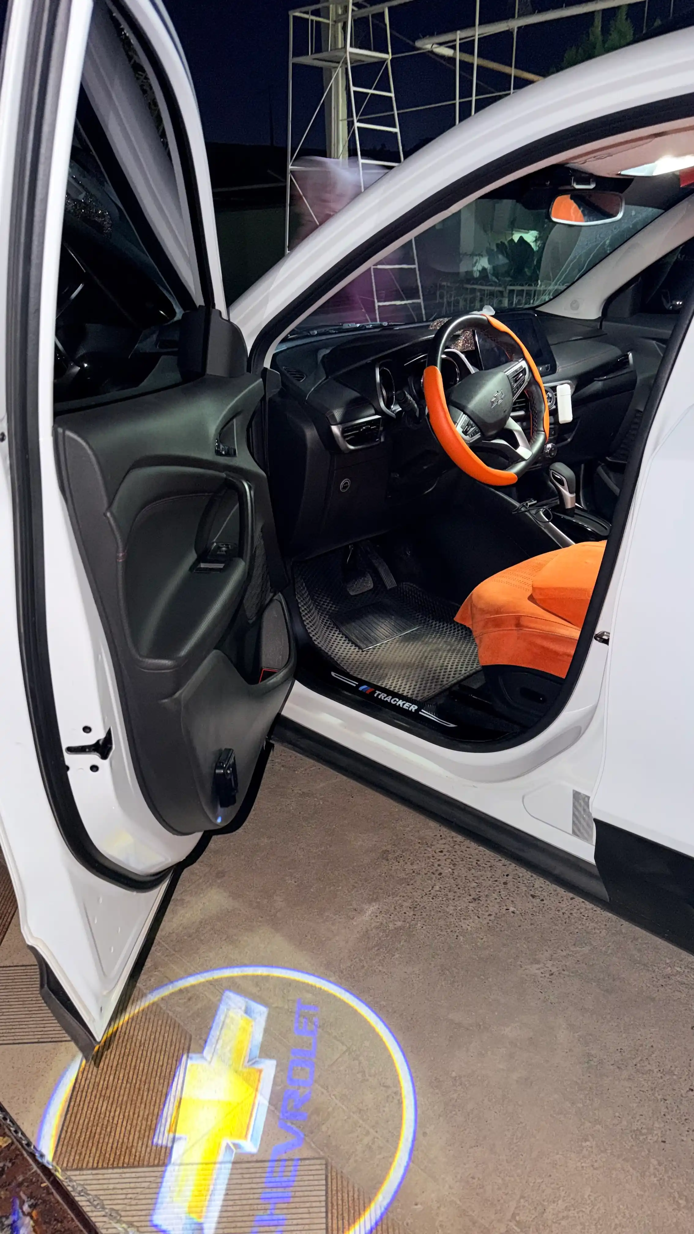 Накладки на пороги автомобиля, карбоновые, защитные, Chevrolet