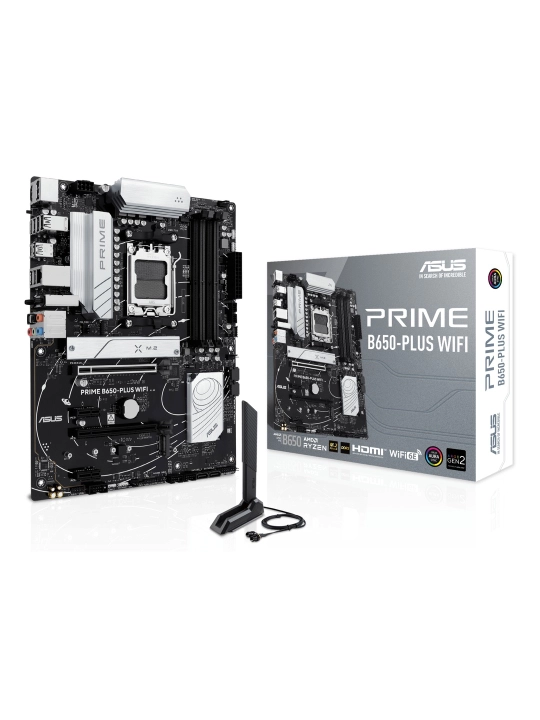 Материнская плата ASUS PRIME B650-PLUS WIFI, AM5, DDR5, ATX, Wi-Fi - 