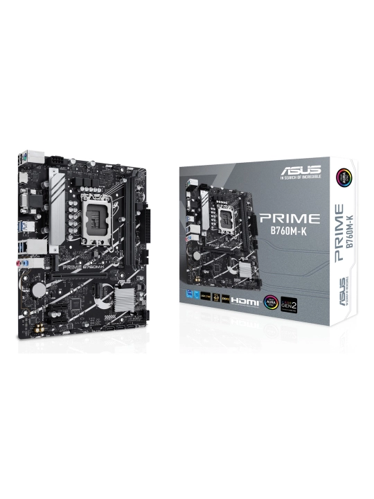 Ona plata ASUS PRIME B760M-K, LGA 1700, DDR5, microATX - 