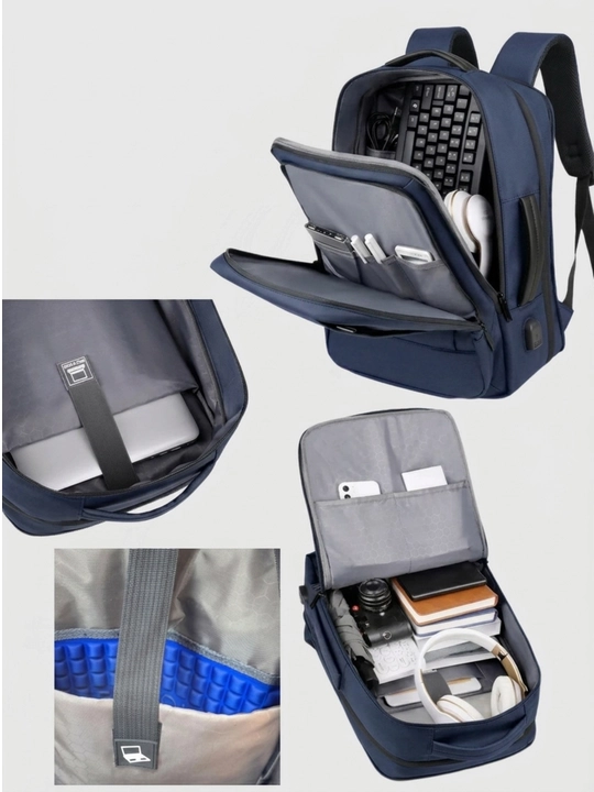 Universal sumka-ryukzak transformer, 5 sm ga kengayadigan kenglik, noutbuk uchun, USB port