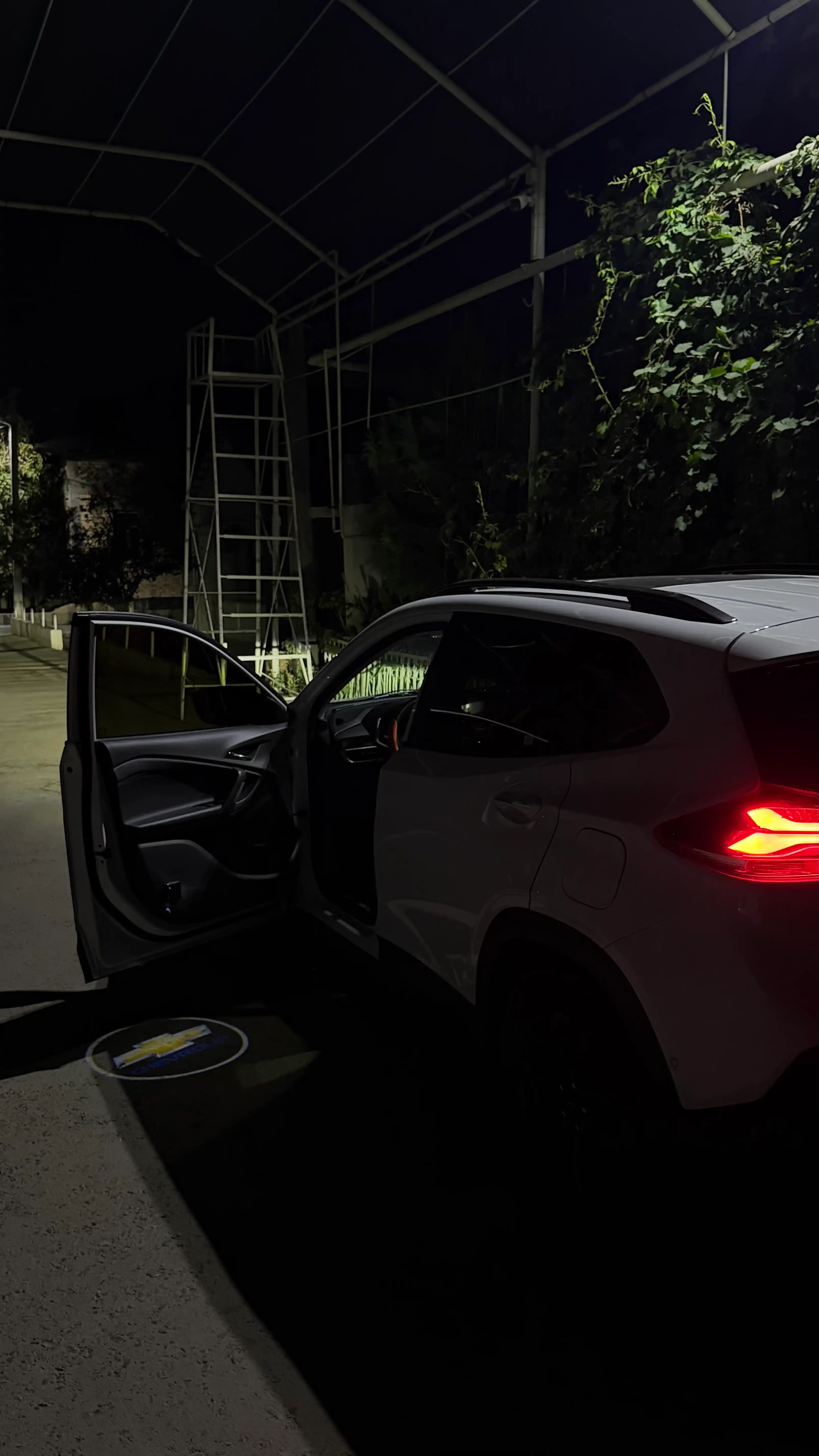 LED-проектор логотипа на дверь авто, беспроводной — 1 шт, GERB или Chevrolet