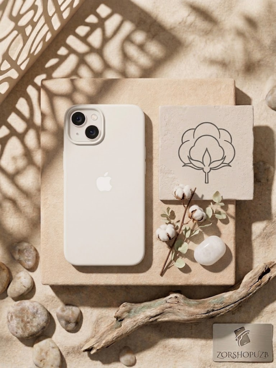 Силиконовый чехол для iPhone с логотипом Apple - 