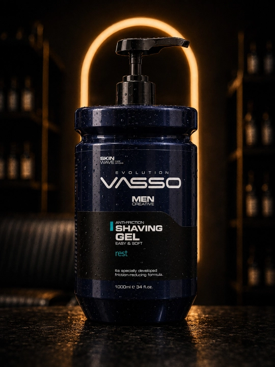 Успокаивающий гель для бритья VASSO Shaving Gel Rest, мужской