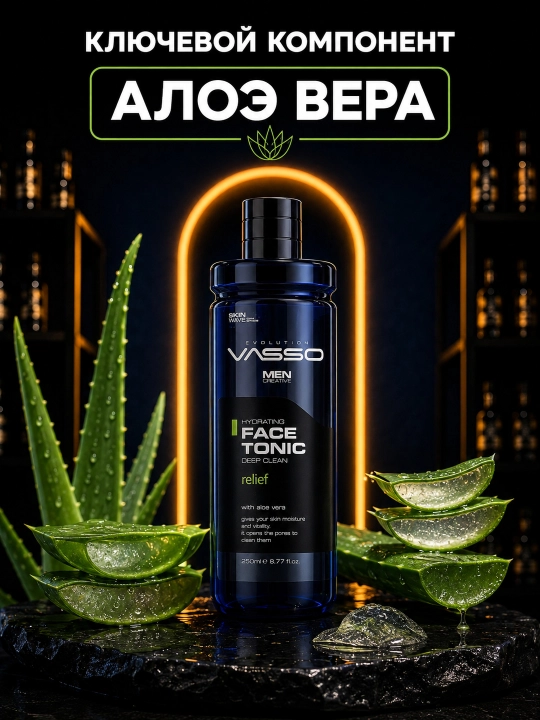 VASSO Face Tonic Relief — успокаивающий тоник для лица