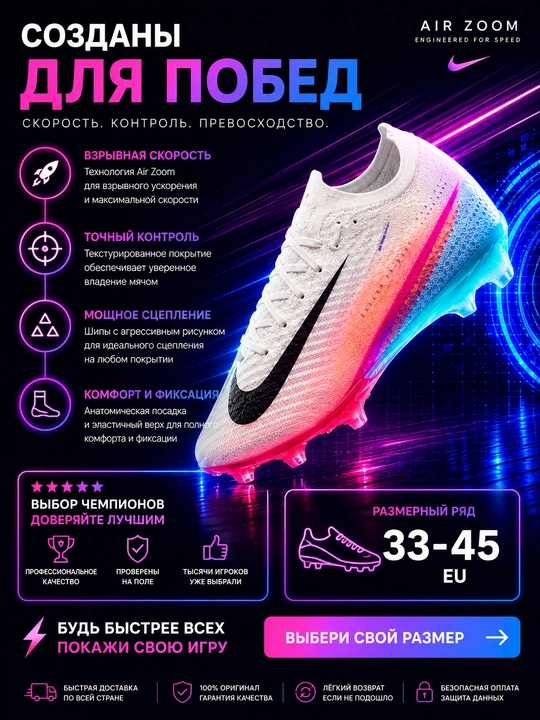 Nike Superfly futbol poyabzali