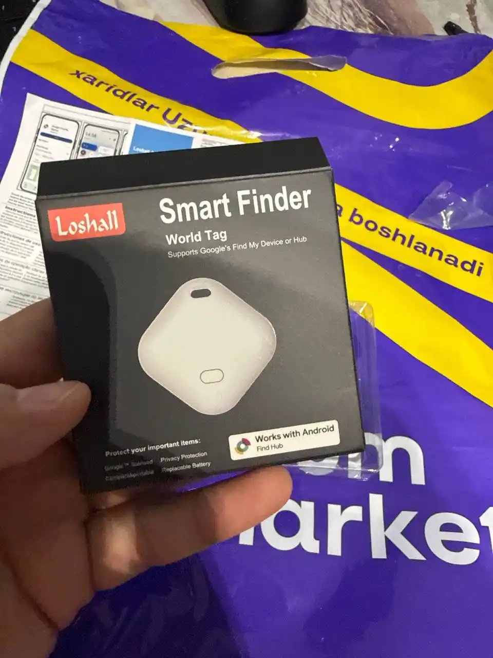 Smart GPS Tag – умный Bluetooth-трекер, для поиска вещей Android Find Hub