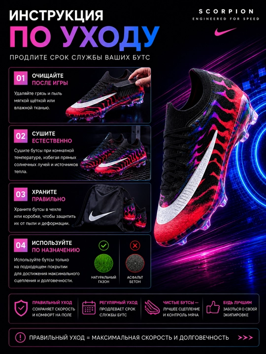 Nike Superfly futbol poyabzali
