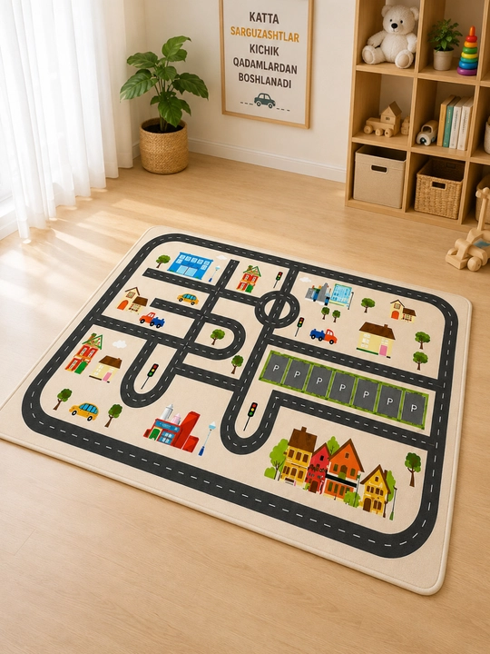 Игровой коврик для детей, Развивающий тканевый коврик 80*160sm